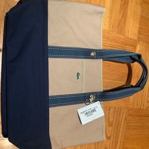 Lacoste logo summer tote NEW
